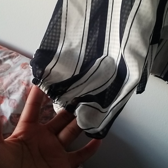 Merona Peplum Blouse xxl - Picture 4 of 5